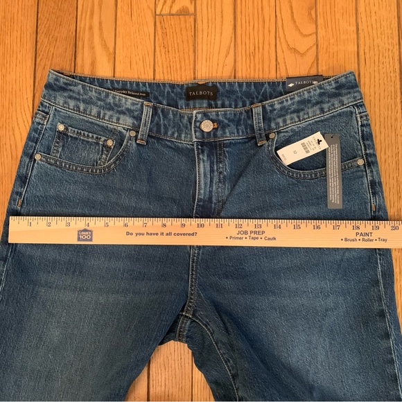 TALBOTS Everyday Relaxed Jeans women's Blue Jeans size 10 ankle length NWT - Picture 16 of 16